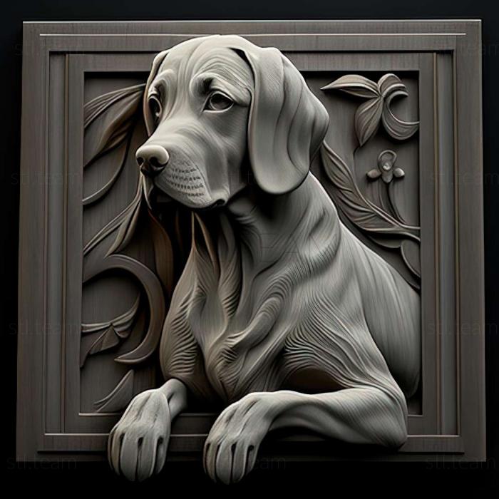 3D модель Бакхмульская собака (STL)